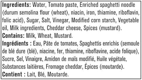 Heinz Spaghetti in Tomato Sauce with Cheese, 398mL/13.5 fl. oz. (Pack of 24) {Imported from Canada}