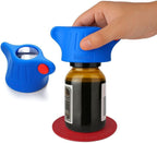 Remedic One-Hand Pill Bottle Opener with Non-Slip Mat – Easy Open Medicine Bottles for Weak Hands & Arthritis – Magnifier & LED Light for Clear Labels – Easy Grip Daily Living Aid