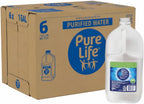 Distilled Water 1 Gallon Bottles – Case of 6 (6 Gallons Total) | Distilled Drinkingwater, Bulk Gallon Water, Bottled WaterGift Set for Household Use, Humidifier, Appliances & Everyday Hydration