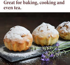 The Spice Way Lavender Flowers - (2 oz) dried flower buds for tea and culinary use - Culinary Lavender Buds - Dried Edible Lavender for Drinks, Chicken, Lavender Tea and More Dried Lavendar Recipes