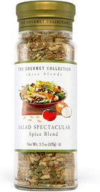 The Gourmet Collection Salad Spectacular Seasoning Blend - Great for Salad Dressing Mix, Asian Stir Fry, Vegetables - 12 Herbs & Spices - 5.5 oz