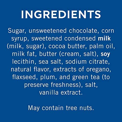 GHIRARDELLI Sea Salt Caramel Dark Chocolate Squares Bar, 4.8 Oz Bar (Pack of 2)