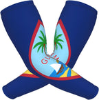CUTEDWARF Flag Of Guam Sun Protection Arm Long Sleeve Protector Unisex Outdoor Sports Protective Sleeve Guard