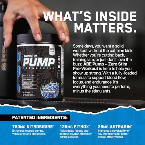 All Black Everything Non Stim Pre-Workout | Preworkout Energy Drink Mix | Caffeine Free | Creatine, Beta Alanine & Citrulline | Energy Supplement for Men & Women | Tigers Blood | 40 Servings