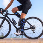 Crazy Fun Compression Socks Women Men Knee High Support Socks For Athletic Running Cycling