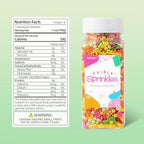 Summer Sprinkles Mix | Sprinkles for Cake Decorating | Watermelon Pineapple | Cupcake Toppers | Ice Cream | Cookie | Fancy Candy | Tropical Fruit | 3.52oz