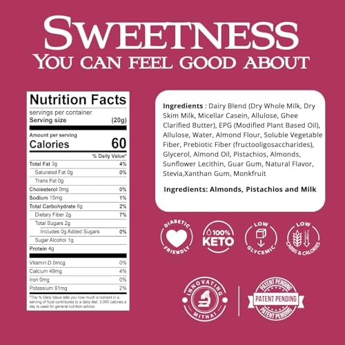 ROHIT’S Mithai - Gourmet Indian Sweet Gift Box, Low Glycemic Luxury Indulgence | High Protein & Prebiotic Fiber, No Added Sugar, Sweet Without Spikes | Premium Indian-Inspired Milk and Nut Truffles