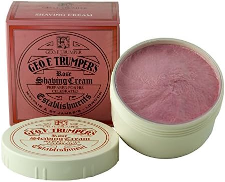 Geo F Trumper Shaving Cream Jar - Rose (200g)
