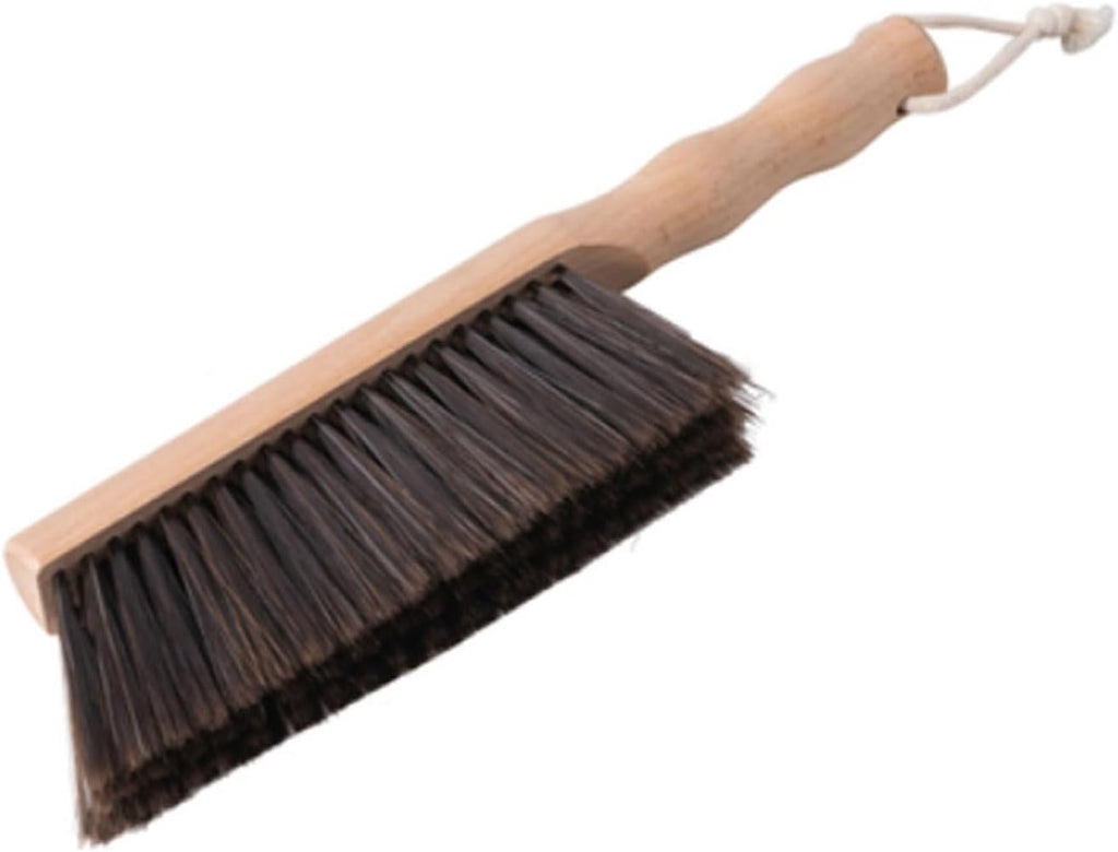 Hand Broom Wooden Long Handle, Soft Bristles Bench Brush Dusting Tool for Carpet,Furniture,Fireplace,Counter,Shop (Size : 30cm)