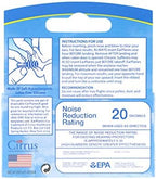 Original Adult EarPlanes by Cirrus Healthcare Earplugs Airplane Travel Ear Protection (1 Pair)