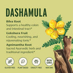 Banyan Botanicals Dashamula Powder – Calming Ayurvedic Formula – Organic Stress Supplement with Organic Gokshura Fruit & Bilva Fruit– ½ lb – Certified Organic, Non-GMO, Vegan, Gluten Free