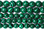 10MM 36PCS Green Malachite Spacer Loose Beads for Jewelry Making DIY Bracelet Necklace 1 Strand 15’’
