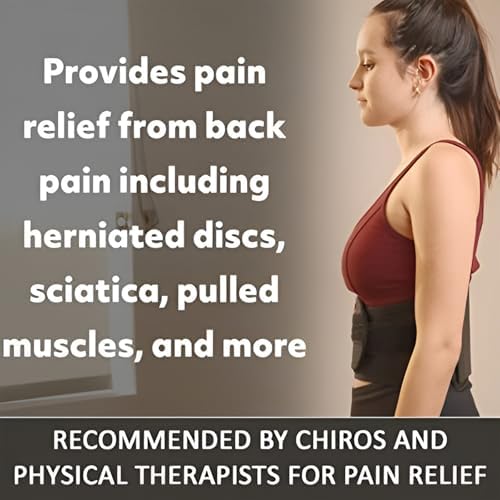 Ottobock The S.P.I.N.E. Adjustable Lower Back Brace with Pulley System - Lumbar Back Support Belt for Men and Women - Compression to Relieve Lower Back Pain & Spine Pressure, Large
