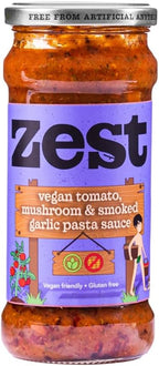 Zest Tomato Mushroom & Smoked Garlic Pasta Sauce 340g - 2 Pack