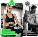 Wireless TENS Unit 8 Modes Muscle Stimulator for Pain Relief, Miniature Rechargeable TENS Device with Button Control, TENS Unit Massager for Back Sciatica Shoulder(3pads)
