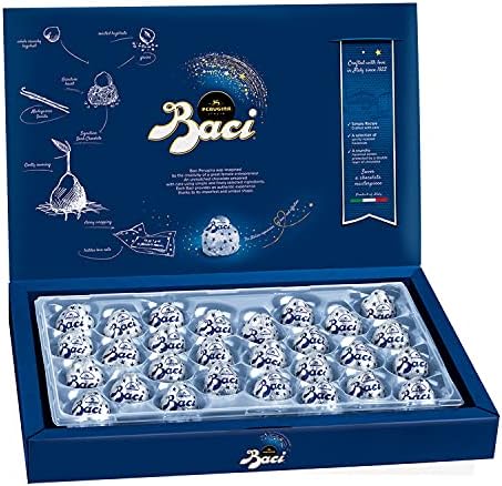 Perugina Baci Classic Dark 28-pc - Indulgent Choco Pieces - Gusto 12.34Oz (350g)