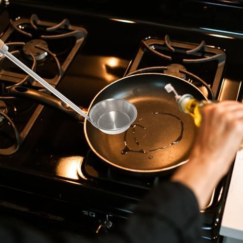 1pc Oil Pier Mold Non- Stick Oil Spoon Home Frying Mold Rosette Waffle Molds Timbale Cake Stencils Fried Snack Iron Rossette Round Pie Mold Cake Mold Stainless Steel Metal Makeup