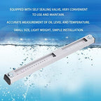 Fuel Tank Thermometer Liquid Level Kuuleyn Oil Level Water Liquid Level Temperature Meter Intuitive Display for Measurement