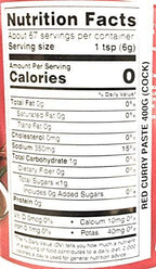 Cock Brand Red Curry Paste 14 Oz(2 Pack)