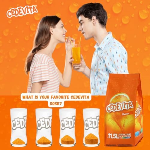 Cedevita Orange 9 Vitamins Effervescent Powder for 11.5 L of Alcohol-Free Juice from Croatia