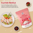 52USA Thai Rice Flour 32 Ounce (Basic), 1 Pound (Pack of 2), Rice Flour for Baking or Cooking, Product of Thailand, All Natural White Rice Flour, Vegan