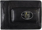 NHL Siskiyou Sports Mens Vegas Golden Knights Leather Cash & Cardholder One Size Black