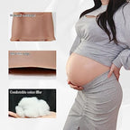 ROANYER Silicone Fake Pregnant Belly Realistic Twins Baby Bump False Pregnancy 5-9 Month for Film Props Cosplay Costumes