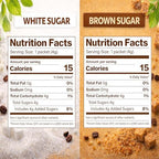 Office Roast Sugar Sticks Variety Pack – 400 Total (200 White Sugar Sticks + 200 Brown Sugar Sticks) – Individually Wrapped Coffee Sweeteners for Office, Café, Restaurant & Hotel Use & House Packets