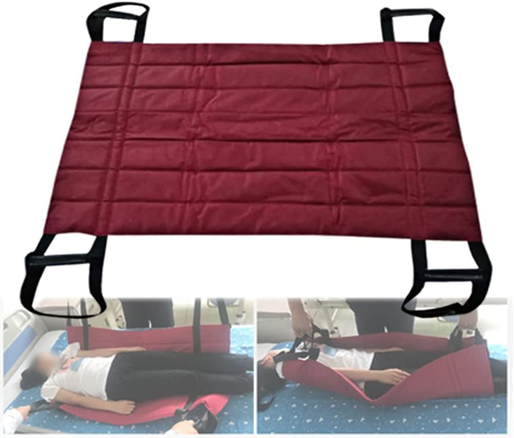 Positioning Bed Pad with Handles Transfer Board Sheets, Transfer Boards Belt Slide Patient Lift Sling, Slide Sheet Transfer Aid for Patients