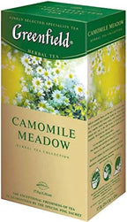 Greenfield Tea, Camomile Meadow, 25 Count (Pack of 1)