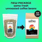 Good Times Coffee Company Indonesia Sumatra Green Unroasted Coffee Beans, 16 Ounce