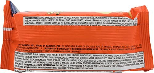 Wibisco Shirley Biscuits, Ginger, 3.7 (Pack of 24)