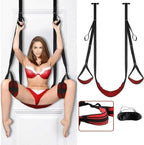 Over The Door Swing Sex Adults Heavy Duty Door Mount Sex Slingshot Swing for Adults,Adjustable Sex Straps Door Bondage Holds up to 300lbs Bondage Spreader Leg Open for Women Sweater 17MA