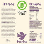 freee Gluten Free White Bread Flour 2.2 lb / 1 kg (Pack of 2) | Premium GF Flour Blend for Baking Breads, Sourdoughs, Rolls & Buns | Xanthan Gum | Vegan, Kosher, Halal Certified | Imported from UK
