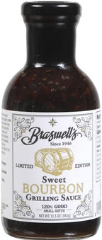Braswell’s Sweet Bourbon Grilling Sauce – Small-Batch, Renowned Specialty, Made in USA, Since 1946 (13.5oz)