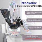 6 Point Universal Full Body Patient Lift Sling,Breathable Mesh & Commode Opening,Fit for Hoists Safe Weight Capacity of 500 lbs