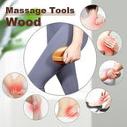 Wood Therapy Fascia Release Massage Tools, Manual Trigger Point Lymphatic Drainage Cellulite Massager, Wooden Massage Brush Gua Sha Body Sculpting Tool, Pain Relief and Body Shaping