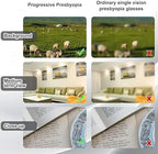 Auto Focus Glasses，Anti-Blue Light Automatic Zoom Reading Intelligent Presbyopia Glass，Self Adjusting Presbyopia Glass.