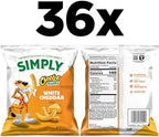 Simply, Cheetos Puffs White Cheddar, 0.875 Ounce (Pack of 36)