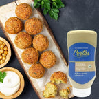Cortas - Tahina, 16 oz (454g), All Natural Sesame Paste in a Squeeze Bottle