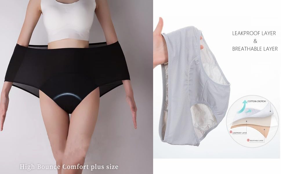 Panties for Women Over 60 70 Leak proof Ladies Underwear Washable