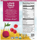 Love Child Organics Oaty Chomps Raspberry + Beet Snack Bars, 4 oz (Pack of 1), Gluten Free, Non-GMO, by Nature's Path