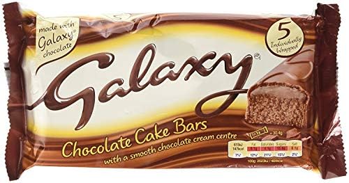 McVities Galaxy Cake Bars 5 Pack 150g