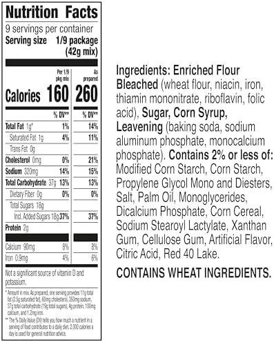 Betty Crocker Delights Super Moist Cherry Chip Cake Mix, 13.25 oz.