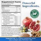 Purity Products Vegan Omega 3 6 9 Formula - “5 in 1” Essential Fatty Acid Complex - Scientifically Formulated Plant-Based Vegan Omega 3-6-9 Essential Fatty Acids (EFA) - 3 Month Supply - 180 Softgels