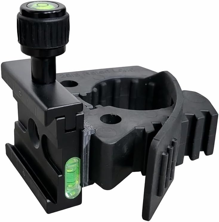 Universal Tripod Storage Band with Arca Swiss Clamp - Aluminum Quick Release Mount for Camera Plates Accessories - Fits Tripod Legs Roll Bars 1.25-2 Inch - Designed and Assembled in USA