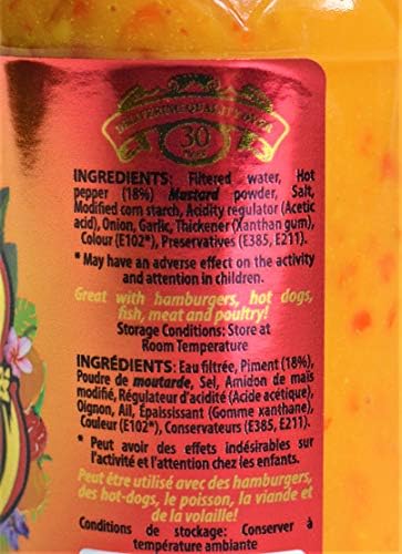 Baron West Indian Hot Sauce 14oz (397 g) 2-Pack – Product of St. Lucia – Curated & Packaged by ODatzGood