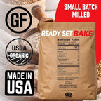 Redlar Fine Organic Buckwheat Flour | Gluten Free Flour | USDA Organic, Non-GMO, Kosher | Ideal for Pancakes, Waffles, Muffins, Quick Breads, & Crepes | 3 Lb (Pack of 1)