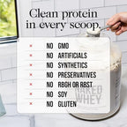NAKED Whey Isolate Protein - Only 2 Ingredients, 30g Grass-Fed Protein, Zero Carb, Unflavored, Undenatured, Non-GMO, No Soy, Gluten-Free, No Preservatives - 28 Servings