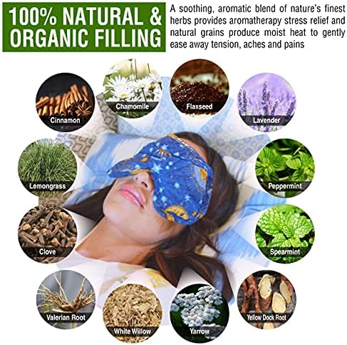 Nature's Approach Aromatherapy Neck/Shoulder Wrap Herbal Pack, Blue